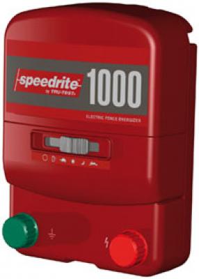 Speedrite 1000 Energizer 10 Mile Fence Charger AC/DC Powered 40 Acres