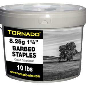 Tornado 1 3/4" Barbed Staples, 10lb.