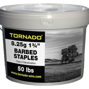 Tornado 1 3/4" Barbed Staples, 50lb.