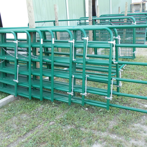 16′ WireFilled Gate, 1 5/8″, Green, 2″x4″ Mesh McArthur Lumber & Post